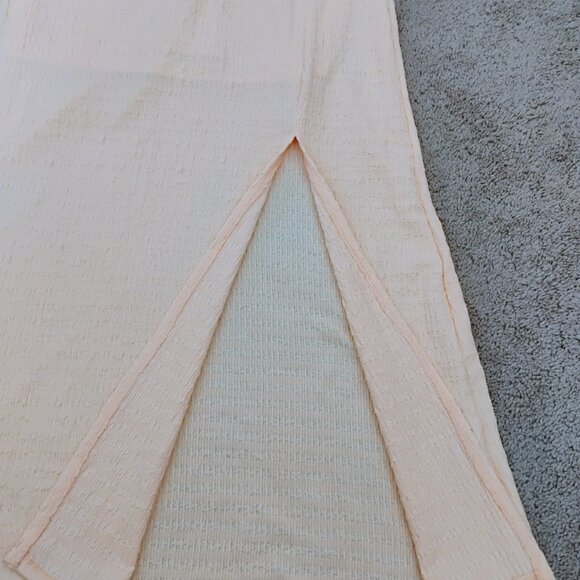 New Madden Girl Dress Sleeveless Maxi Peach Size: Large Junior - Picture 4 of 10